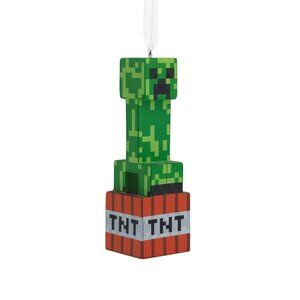Hallmark Ornaments Minecraft Creeper on TNT Christmas Tree Ornament Decoration
